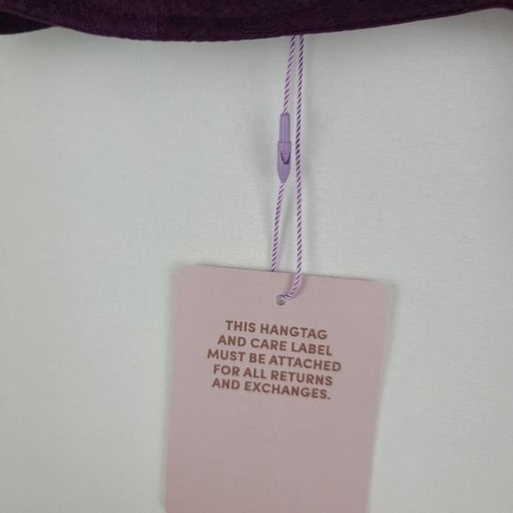 Savage X Fenty Womens Tagged By Quarter Late Nught Purple Lace Plunge Bra Sz 34B - Picture 5 of 10